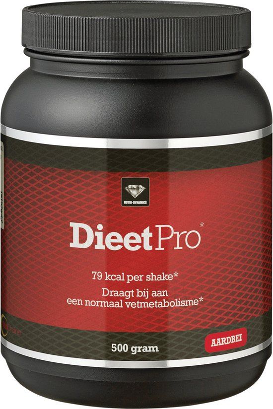 Nutri Dynamics Dieet Pro - Aardbei - 500g - Eiwitshake