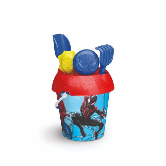 Merkloos Emmerset Spiderman - 5 Delig - 18 Cm - Meerkleurig - Kunststof