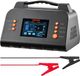 VEVOR Chargeur de batterie intelligent 25 A 6/12/24 V pour batteries LiFePO4 plomb-acide