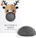 Konjac Blitzen Pure Konjac Mini Face Puff With Bamboo Charcoal