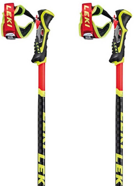 Leki WCR SL 3D Ski Poles Red Men's Adults