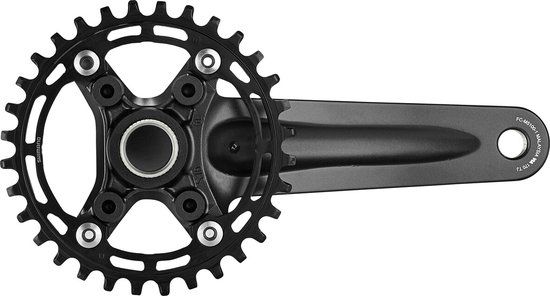 Crankstel Shimano Crankstel Deore FC-M5100-1 10/11 speed - 32T - 170 mm - Zwart