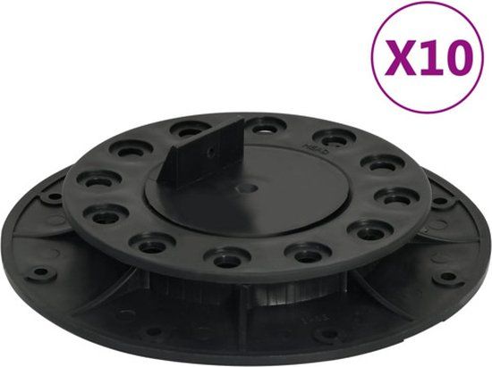 vidaXL Terrasdragers verstelbaar 10 st 20-30 mm