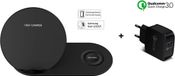 DrPhone 2 in 1 - Echo Pro - 15W Fast Charge + Qualcomm 3.0 adapter + USB-C Kabel