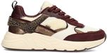 POSH by Poelman Caro chunky suède sneakers - bruin/ecru