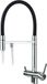 Robinet de cuisine, avec double levier, fonction douchette extractible, chrome