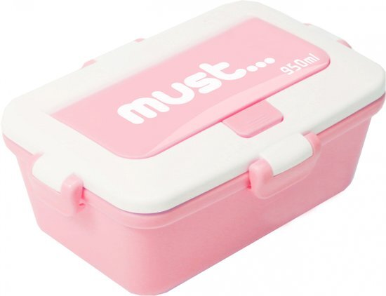 Diakakis Lunchset Must Unisex 20 X 14 Cm Roze 950 Ml 3-delig