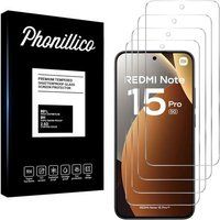 Phonillico® Verre Trempé pour Xiaomi Redmi Note 15 PRO 5G [Pack 4] Film Vitre Protection Ecran