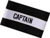 Merkloos / Sans marque Precision Aanvoerdersband Captain Zwart/Wit