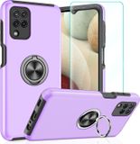 LILA Housse de protection Samsung Galaxy A12 (6,50 pouces) avec film protecteur