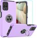 LILA Housse de protection Samsung Galaxy A12 (6,50 pouces) avec film protecteur