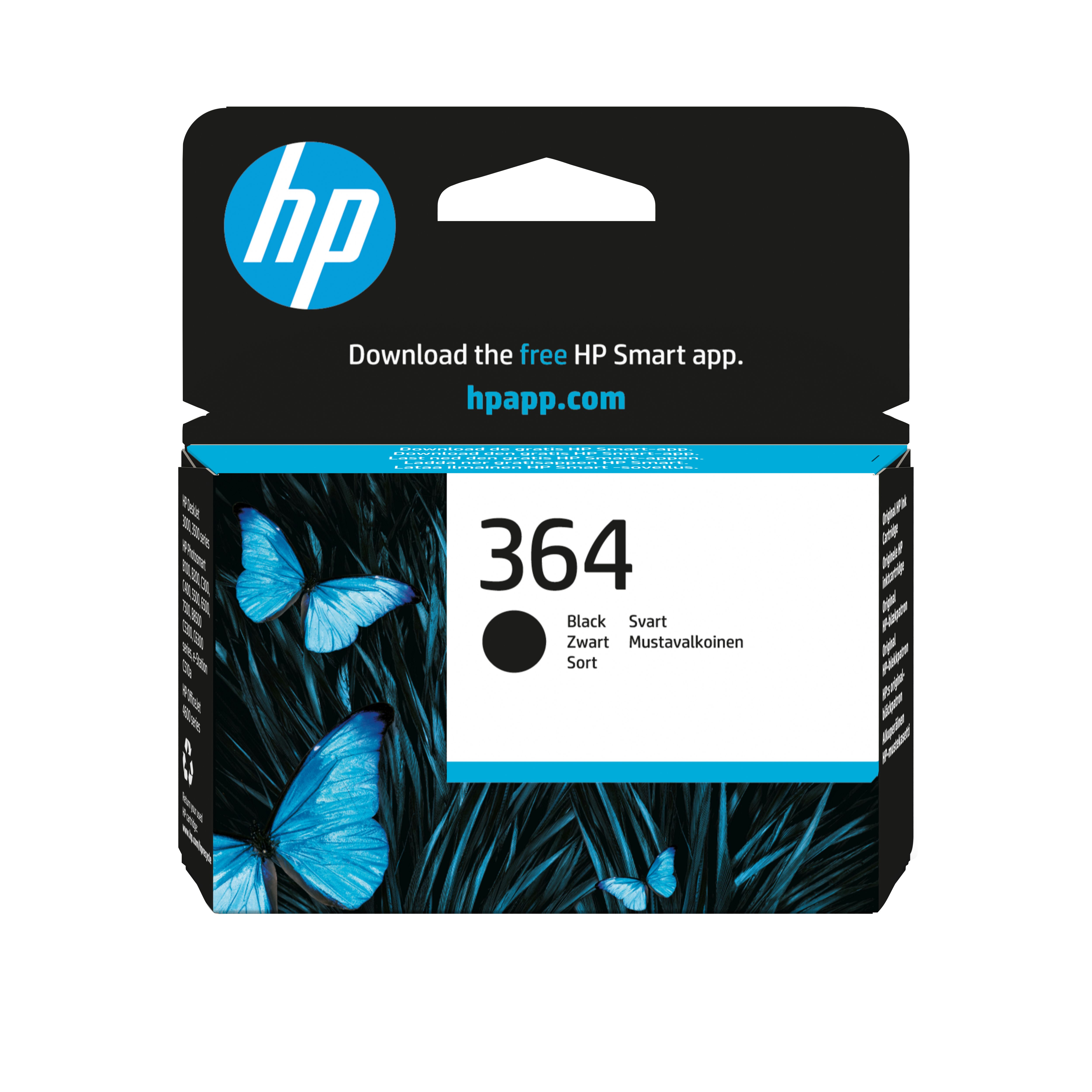 HP 364 Original Black Ink Cartridge