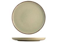 H&H Set 6 Piatti Piani Pearl Cm 27 Verde