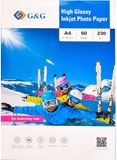 G&G fotopapier A4 glanzend 230g/m² 50 vellen