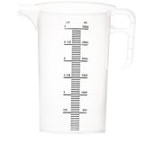 Olympia Pro-Measures Polypropyleen Maatbeker 3L Transparant