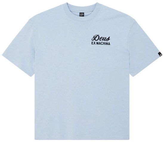 Deus Ex Machina Mens Harajuku Sign Tee Cerulean Blue XL