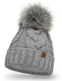 Vivisence Dames Wintermuts Lichtgrijs