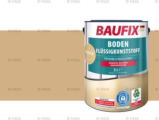 Baufix-Fixza BAUFIX Betonvloer verf zandgeel 5 Liter