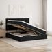 Prolenta Maison Exclusive - Opbergbed met matras, zwart, 140 x 190 cm, stof