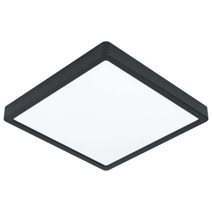 EGLO Fueva 5 Plafondlamp - Zwart/Wit - Rechthoek - 28.5cm