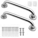 Set de 2 poignées de douche en acier inoxydable