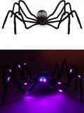 PartyXplosion Mega Spin met Licht - Grote Halloween Spin - 125cm - Zwart