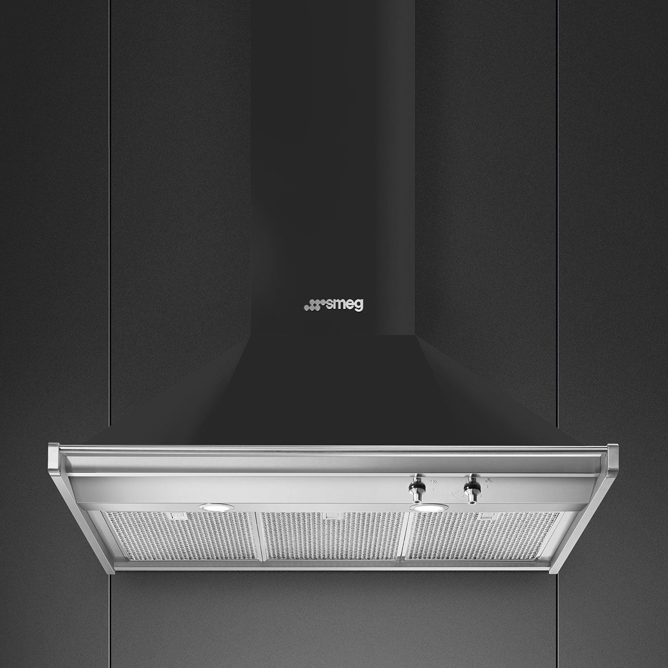 Smeg KD90HAE Afzuigkap - Muurmontage - Antraciet