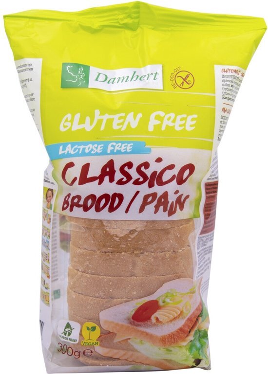 Damhert Classico Brood Glutenvrij Lactosevrij 300 gr