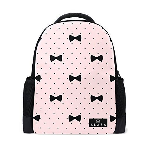 My Daily Mijn Dagelijkse Leuke Boog Patroon Polka Dots Rugzak 14 Inch Laptop Daypack Boekentas voor Travel College School