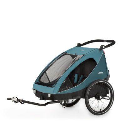 hauck 2in1 fietskar en buggy Dryk Duo Petrol