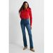 Anytime Anytime high waist flared jeans 70s blauw