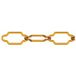 dörner + helmer 153499 Chaîne décorative laiton acier 5 m