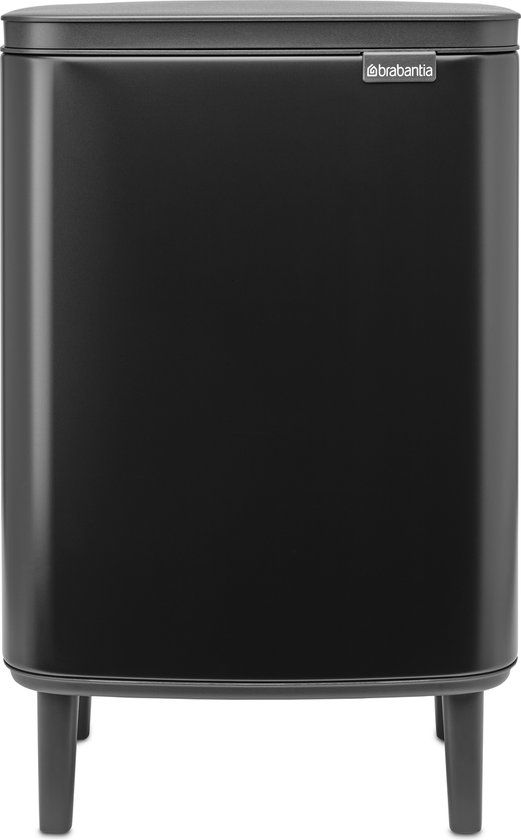 Brabantia Bo Hi Prullenbak - 12 liter - Matt Black