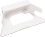 Non-branded Router Wall Mount - Internet Kit - Network Organization - Stable Mounting - 19 x 10 x 7 cm - White
