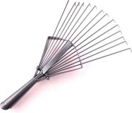 MM Eurotool Râteau professionnel pour pelouse avec 14 dents rondes sans manche