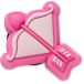 Crocs Rose nœud et flèche Jibbit
