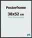 yd. Cadre pour affiche 38x52 cm Plastique Noir Mat Paris