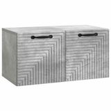 vidaXL Wandmontage TV-kast Betongrijs 59,5 x 31 x 30 cm Bewerkt hout