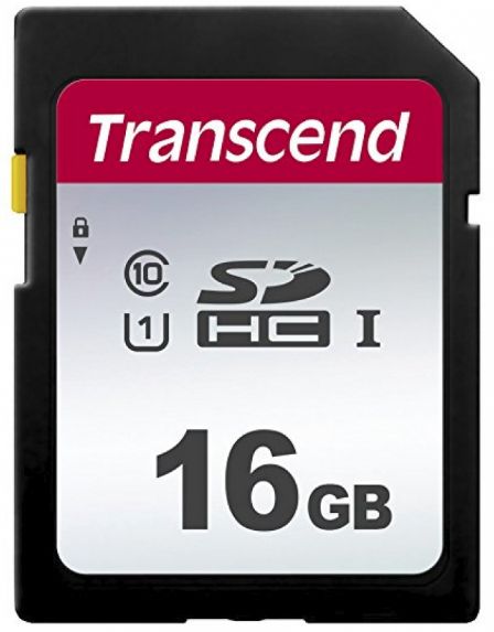 Transcend 16GB SDHC UHS-I Class 10 geheugenkaart