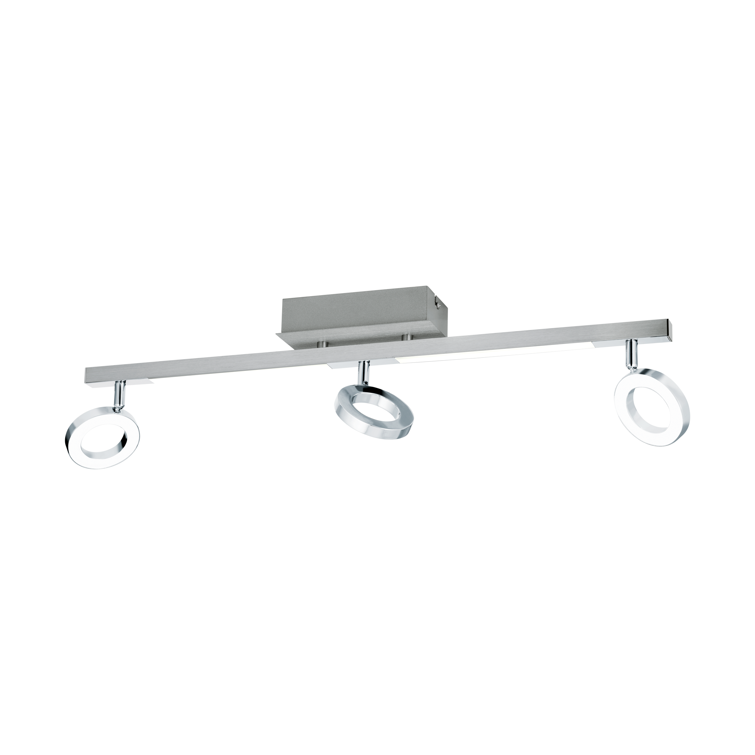 EGLO Cardillio 1 - LED Plafondlamp - 400 Lumen - Aluminium/Chroom