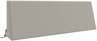 vidaXL Rugkussen SOEST 100% Polyester Grijs 120 x 20 x 40 cm