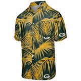 FOCO Heren NFL Baltimore Ravens SMU Bloemen Aloha Tropical Button Up Shirt - Heren Large