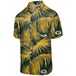 FOCO Heren NFL Baltimore Ravens SMU Bloemen Aloha Tropical Button Up Shirt - Heren Large