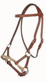 HKM Sidepull - Leer - Donkerbruin - Full