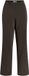 VILA VIEMMI RW STRAIGHT PANT - NOOS Dames Leggings - Coffee Bean - Effen - Casual - Lang - 40/32
