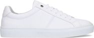 Van Lier - Heren - Witte leren lage sneakers - Maat 40