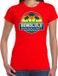Bellatio Decorations Honolulu Zomer T-shirt / Shirt Honolulu Bikini Beach Party voor Dames - Rood - XL