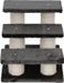 MH Handel GmbH Hondentrap met 3 treden - Kattentrap - Huisdierentrap - Trapje - Opstapje - 45 x 35 x 34 cm - Grijs