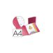 Liderpapel CA63 ringband met 2 ringen, A4, rood