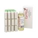 EPILWAX, Restocking kit met: 12 Roll-on cartridges met Aloë Vera, 1 verpakking met 100 non-woven strips voor epileren en 1 fles neutrale olie van 250 ml na het ontharen (Aloë Vera-serie)